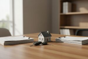 Reparto de bienes en el divorcio: casa, llaves y documentos patrimoniales
